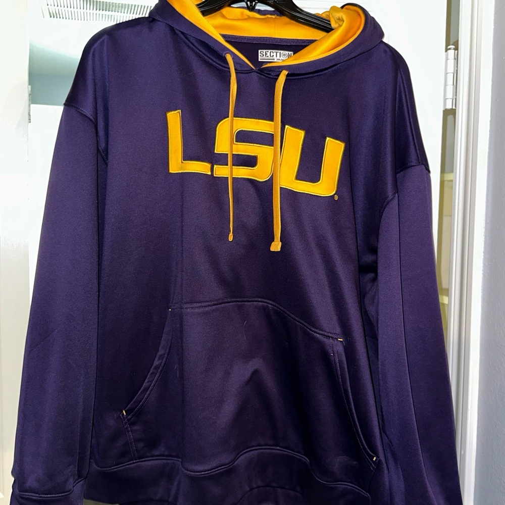 LSU Tigers Hoodie, stitched letters